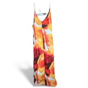 Vibrant Multicolor Maxi Dress